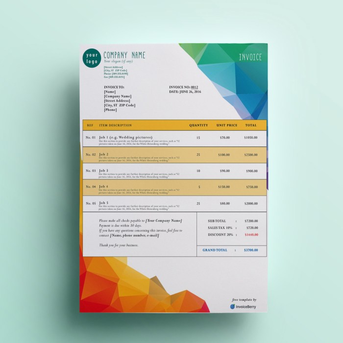 Invoice software for service business